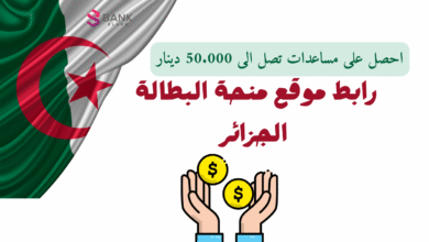 مساعدات تصل الى 50.000 دينار ..رابط موقع منحة البطالة الجزائر
